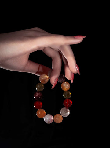 Warm Golden Multi-Gem Bracelet